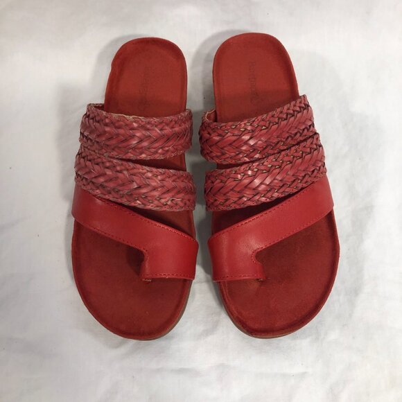 Baretraps Jonelle red slides sz 6 - Picture 2 of 6